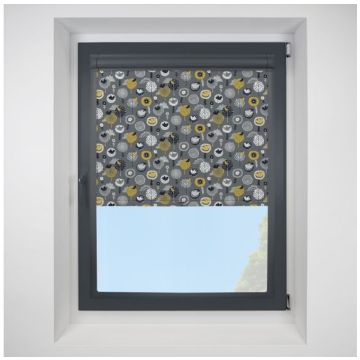 Birdsong midnight Perfect Fit RollerPleated Blind