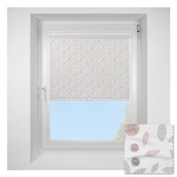 Cotton Flower Blush Perfect Fit Roller Blind
