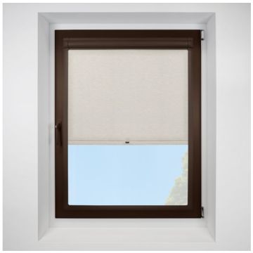Linenweave-bo Charcoal Perfect Fit RollerPleated Blind