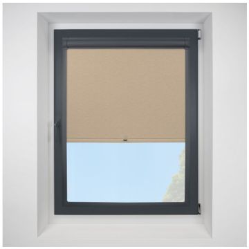 Linenweave-bo sand Perfect Fit RollerPleated Blind