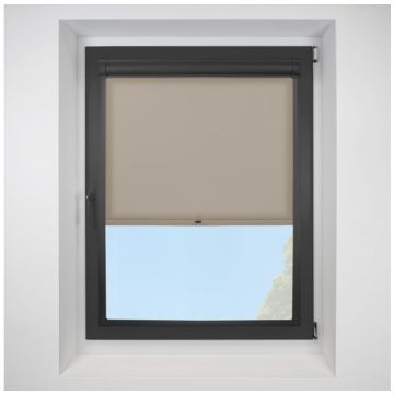 Splash hessian Perfect Fit RollerPleated Blind