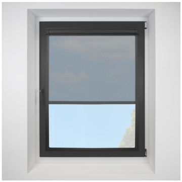 Voile moondust Perfect Fit RollerPleated Blind