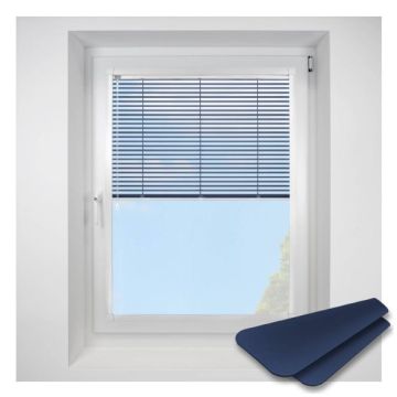 navy Perfect Fit VenetianPleated Blind