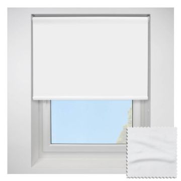 Urban Fr Blackout Bright White Roller Blind
