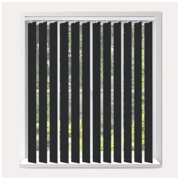 Vogue Banlight Duo Fr Black Vertical Blind  