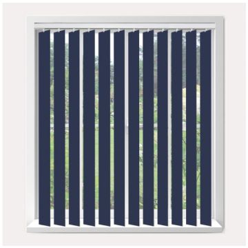 Vogue Banlight Duo Fr Navy Vertical Blind  