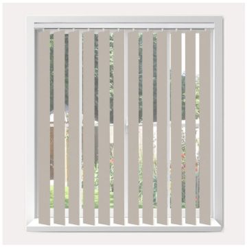 Vogue Banlight Duo Fr Stone Grey Vertical Blind  