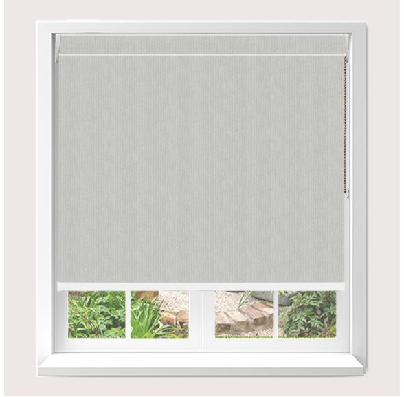 Open Cassette 70 Ribbons Asc Silver Roller Blind With White Cassette Open Cassette 70 Ribbons Asc Silver Roller Blind With White Cassette